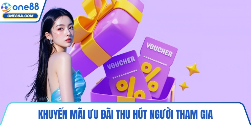 Khuyến mãi ưu đãi thu hút người tham gia